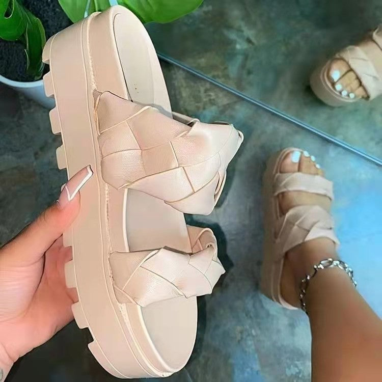 Woven Platform Sandals