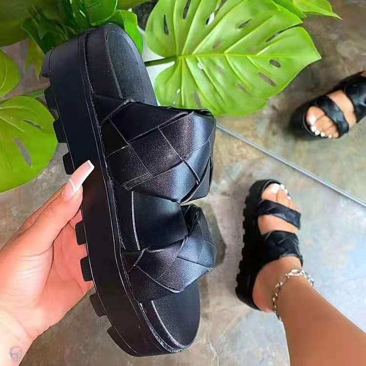Woven Platform Sandals
