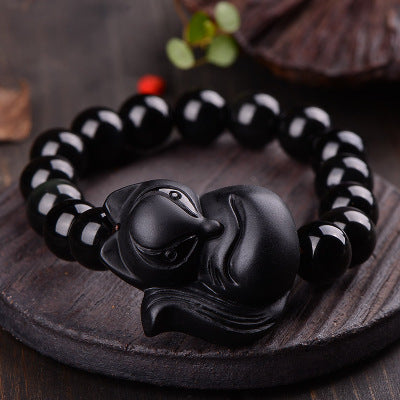 Natural Obsidian bracelets for men and women